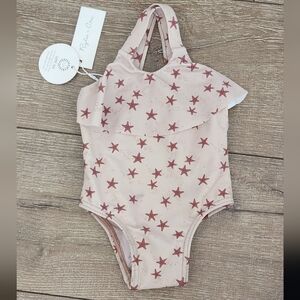 Rylee + Cru Blush Star Kids One Piece Swimsuit
